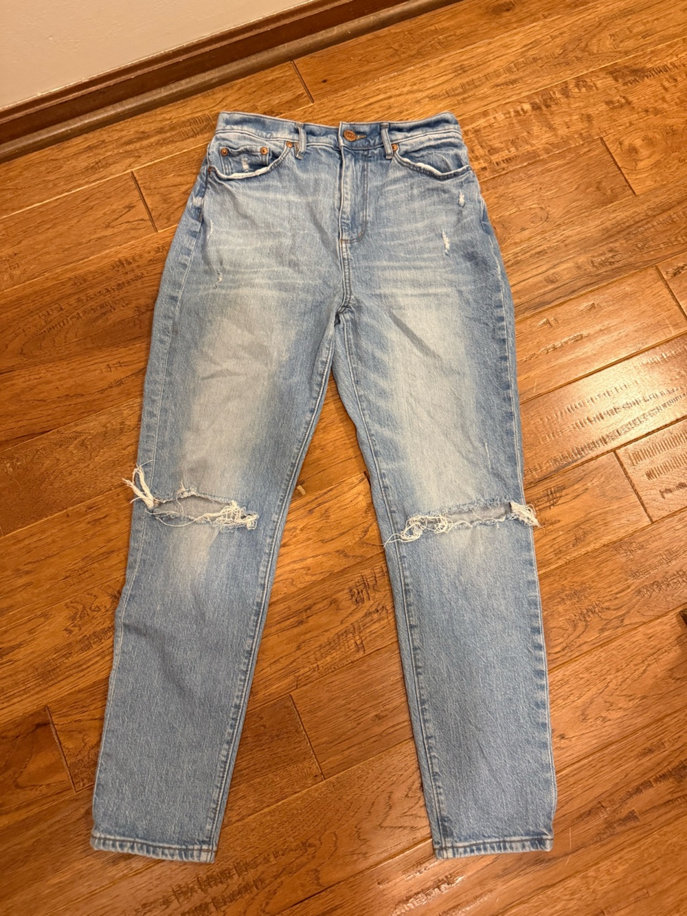 Loft high waisted boyfriend jeans
